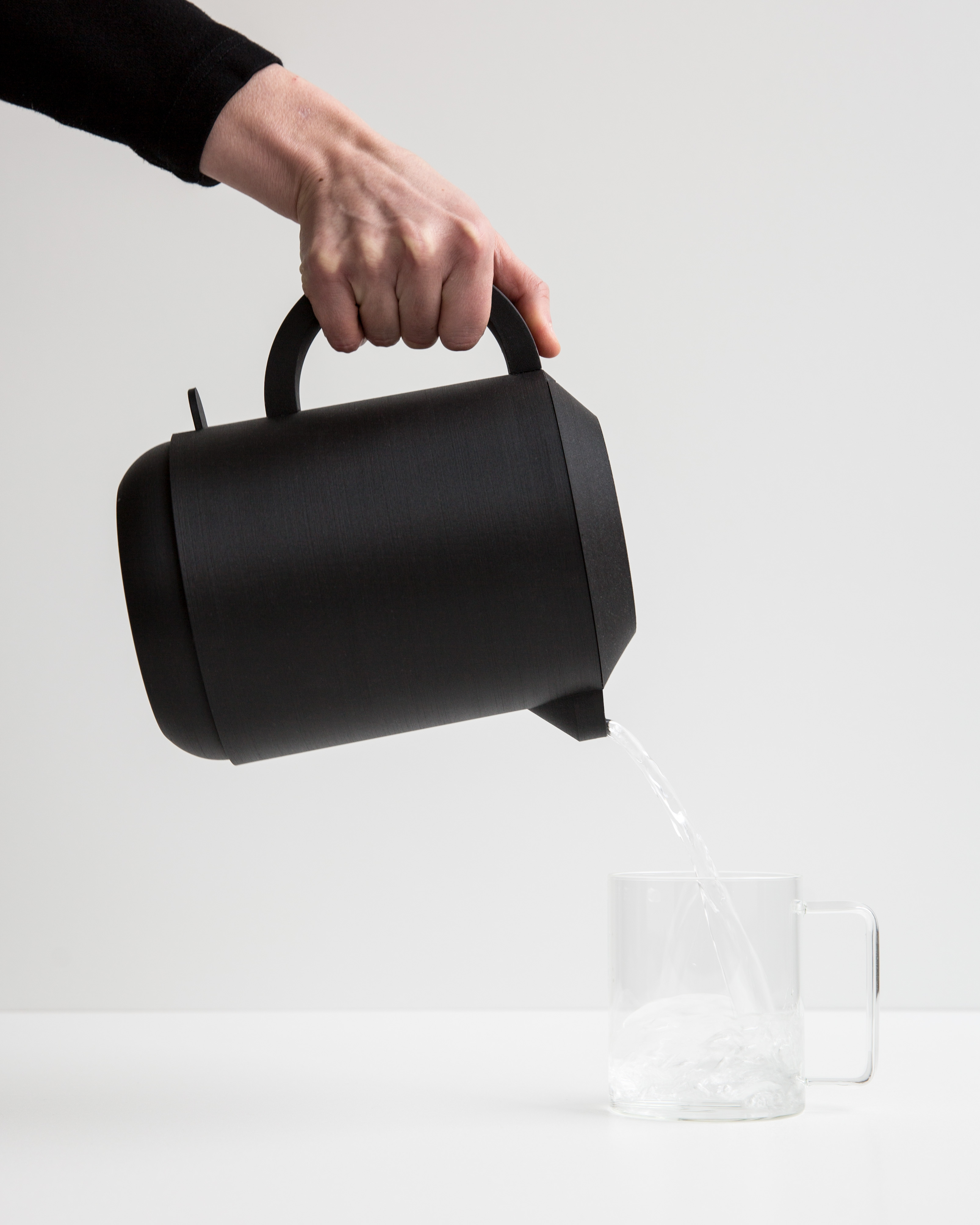 Detail of the MOTUS electric kettle by Natascha Burk